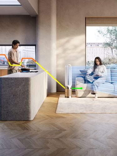 Dyson Purifier Cool PC2 De-Nox Légtisztító (White/Gold) (546519-01)