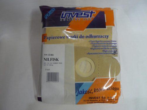 IZ-NI4 NILFISK GD 110 KOMPATIBILIS PAPÍR PORZSÁK (5DB/CSOMAG)