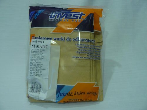 IZ-NVM4 INVEST KOMPATIBILIS PAPÍR PORZSÁK (5DB/CSOMAG)