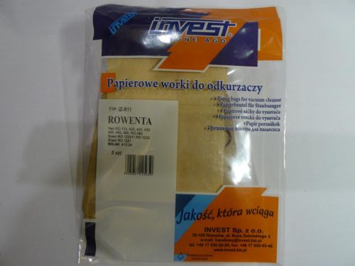 IZ-R11 ROWENTA NEO STB. KOMPATIBILIS PAPÍR PORZSÁK (5DB/CSOMAG)