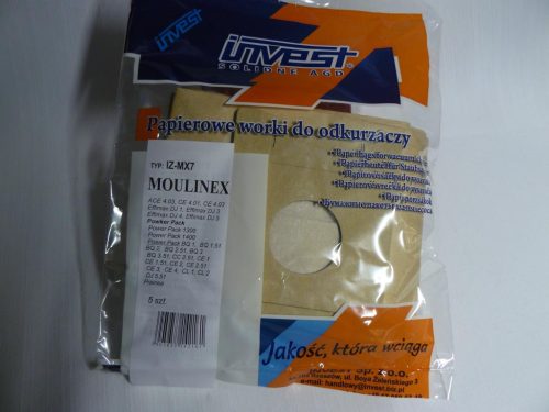 IZ-MX7S MOULINEX POVER PACK STB. KOMPATIBILIS MIKROSZÁLAS PORZSÁK (4DB/CSOMAG)