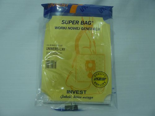 IZ-BAG01/02S INVEST UNIVERZÁLIS KOMPATIBILIS MIKROSZÁLAS PORZSÁK (5DB/CSOMAG)