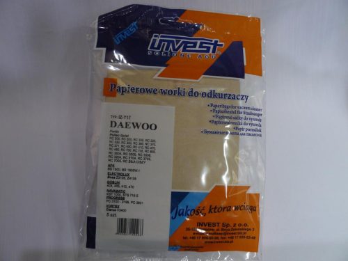 IZ-Y17 INVEST DAEWOO RC300 STB. KOMPATIBILIS PAPÍR PORZSÁK (5DB/CSOMAG)