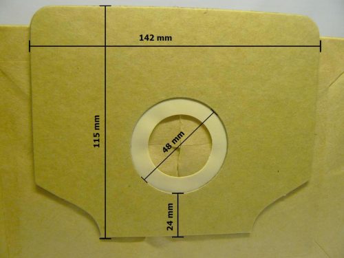 IZ-E25GY ELECTROLUX E13 GYÁRI PAPÍR PORZSÁK (5DB+1FILTER/CSOMAG) 9001961201 / E13N