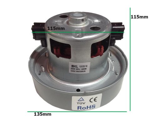 UNIVERZÁLIS PORSZÍVÓ MOTOR 1400W (115MM MAGAS) 45 FOKOS FELFOGATÁSSAL (CSŐRÖS) / SAMSUNG (GA3941)