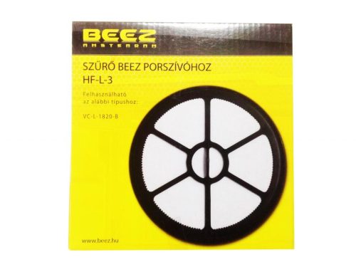 PORSZÍVÓ MIKROSZŰRŐ BEEZ HF-L-3 VCL 1820B TARTÁLYBA