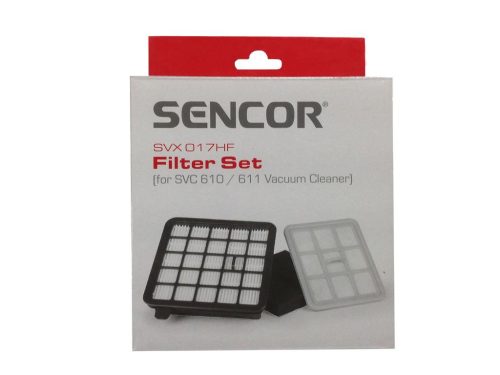 PORSZÍVÓ HEPA FILTER/SZŰRŐ KÉSZLET SENCOR SVX017HF/ SVC 610 / SVC 611 (SVC 61X) PORSZÍVÓHOZ GYÁRI MOSHATÓ