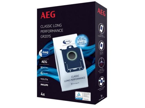 IZ-E5/PH5GY03S ELECTROLUX / AEG / PHILIPS S-BAG CLASSIC GR201S GYÁRI MIKROSZÁLAS PORZSÁK (4DB/CSOMAG) / 9001684746