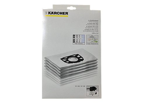 IZ-WD7000GYS KARCHER WD 7.000-WD 7.999 GYÁRI MIKROSZÁLAS PORZSÁK (4DB/CSOMAG) 6.904-413.0