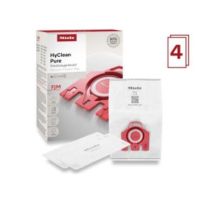   IZ-M5/M6GYS MIELE HYCLEAN PURE F/J/M GYÁRI MIKROSZÁLAS PORZSÁK (4DB+2FILTER/CSOMAG)