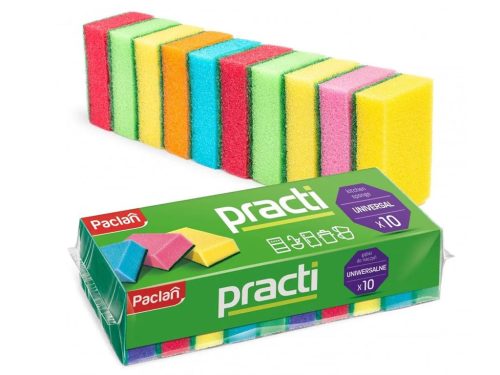PACLAN PRACTI MOSOGATÓSZIVACS DÖRZSIVEL 10DB/CSOMAG