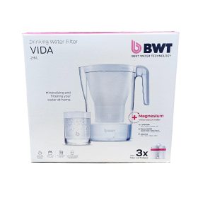   BWT VIDA VÍZSZŰRŐ KANCSÓ 2.6L (MANUÁLIS) 3DB FILTERREL FEHÉR