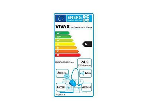 VIVAX VC-7004A SZUPER CSENDES PORZSÁKOS PORSZÍVÓ / 700W / (E602)