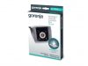 GORENJE VCED13HD / VCED13HG  GYÁRI VÁSZON (TEXTIL) PORZSÁK (1DB+1FILTER/CSOMAG) GB1TBR / 570742