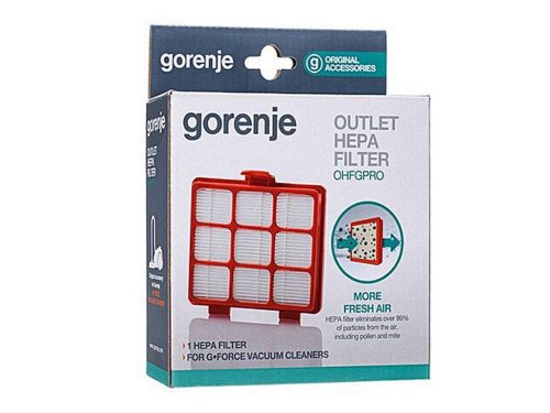 PORSZÍVÓ HEPA FILTER GORENJE VCEA 23GPLBL /  VCEA 21GPLRCY (KIMENETI) 680182 MOSHATÓ GYÁRI