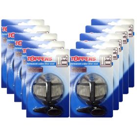 TOPPERS TARTÓS KÁVÉFILTER INOX 10DB / CSOMAG