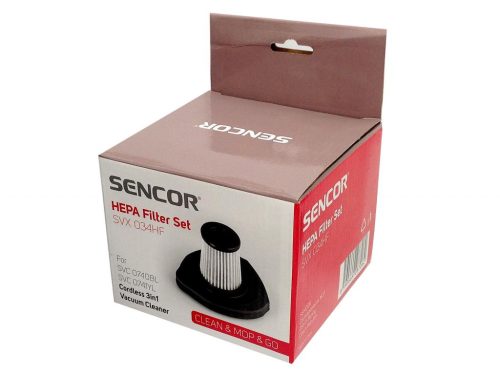 PORSZÍVÓ HEPA FILTER SENCOR SVX034HF / SVC 074XX / SVC 0740BL / SVC 0741YL PORSZÍVÓHOZ GYÁRI MOSHATÓ