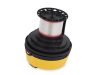 PORSZÍVÓ HEPA FILTER / MOTORVÉDŐ SZŰRŐ HENGERES NYITOTT POWERPLUS POWX 325 / 134.086.06 GYÁRI MOSHATÓ