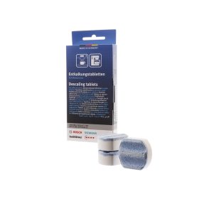   BOSCH VÍZKŐOLDÓ TABLETTÁK KÁVÉFŐZŐ GÉPEKHEZ, VÍZFORRALÓKHOZ ÉS VÍZADAGOLÓKHOZ (3DB/CSOMAG) 00312530 (00312445 HELYETT) GYÁRI