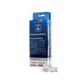   BOSCH TISZTÍTÓ TABLETTÁK AUTOMATA KÁVÉFŐZŐKHÖZ ÉS TERMOSZOKHOZ HASZNÁLHATÓ 00312502 GYÁRI (10DB/CSOMAG)