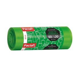   PACLAN SZELEKTÍV ÜVEG GYŰJTŐ SZEMETESZSÁK 60L (20DB/TEKERCS) 60CMX72CM 11MY