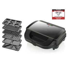   SZENDVICSSÜTŐ ETA 5151 SORENTO PLUS 6 CSERÉLHETŐ TAPADÁSMENTES LAPPAL 900W / 515190000 ROZSDAMENTES