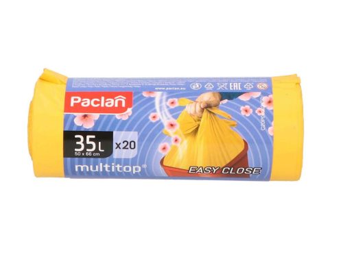 PACLAN ZÁRSZALAGOS ILLATOS SZEMETESZSÁK 35L (20DB/TEKERCS) 50CMX56CM 15MY