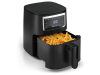  GOURMETMAXX 15198 AIR FRYER / FORRÓLEVEGŐS SÜTŐ 4 LIETERES 1300W FEKETE 