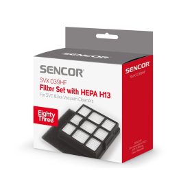   PORSZÍVÓ HEPA FILTER / SZŰRŐ KÉSZLET SENCOR SVX039HF / SVC 83XX PORSZÍVÓHOZ GYÁRI MOSHATÓ