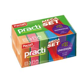   PRACTI MOSOGATÓSZIVACS DÖRZSIVEL MEGA SET 12DB/CSOMAG