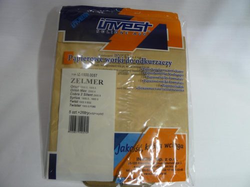 IZ-1500.0057 INVEST ZELMER ORION TWISTER TWIST STB.KOMPATIBILIS PAPÍR PORZSÁK (5DB+2FILTER/CSOMAG)