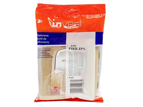 IZ-PH6 INVEST PHILIPS TRIATHLON  STB.  KOMPATIBILIS PAPÍR PORZSÁK (5DB/CSOMAG)